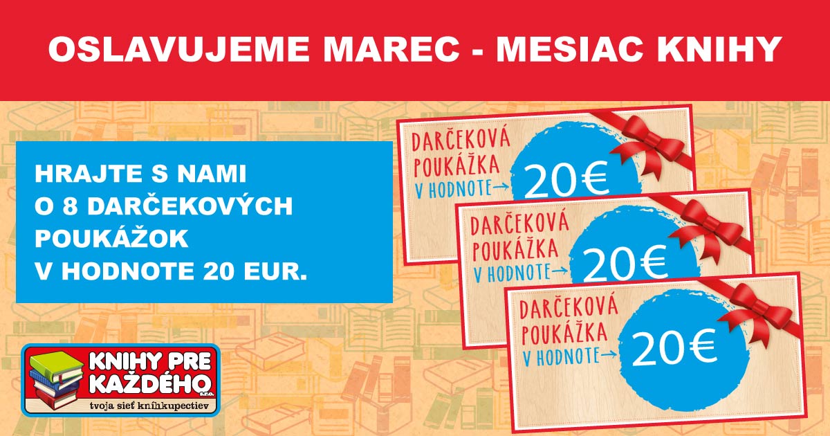 Oslavujeme marec - mesiac knihy :)