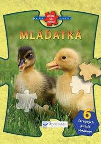 Mláďatká - 6 farebných puzzle