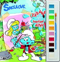 Šmoulové omalovánka s vodovkami