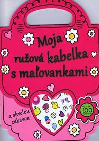 Moja ružová kabelka s maľovankami