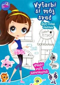 Littles Pet Shop Veselý svet zvieratiek Vyfarbi si môj svet!