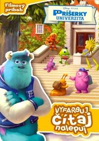 Príšerky Univerzita Filmový príbeh Vyfarbuj, čítaj, nalepuj