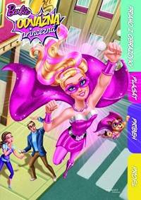 Barbie Odvážna princezná Knižka s plagátom