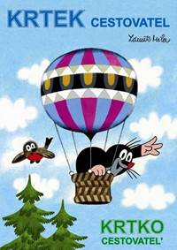 Krtek cestovatel - omalovánka