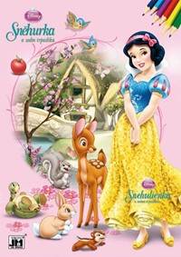 Sněhurka omalovánka