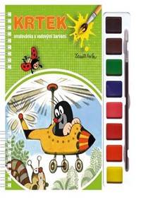 Kniha Krtek 2 omalovánka s vodovými barvami