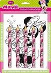Omalovánka s maxi pastelkami Minnie