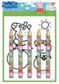 Omalovánka s maxi pastelkami Peppa Pig