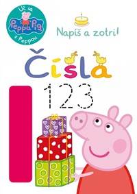 Peppa Pig Uč sa s Peppou Napíš a zotri! Čísla