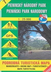 Pieninský národný park 1 : 25 000
