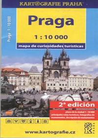 Praha mapa turistických zajímavostí