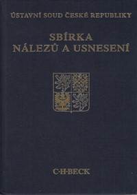 Sbírka nálezů a usnesení ÚS ČR, svazek 63