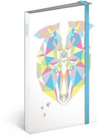 Notes s gumičkou Vlk