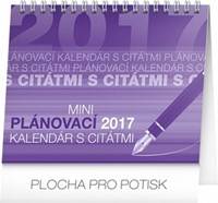 Plánovací kalendár s citátmi - stolní kalendár 2017