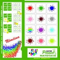 Pexeso Natotata Barvy německy