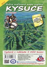 Kniha Ručne maľovaná mapa regiónu Kysuce