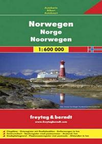 Automapa Norsko 1:600 000