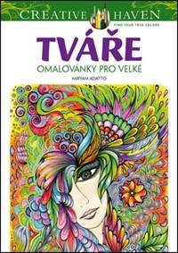 Tváře omalovánky pro velké