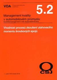 Management kvality v automobilovém průmyslu VDA 5.2