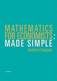 Mathematics for Economists