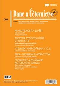 Dane a účtovníctvo 4/2014