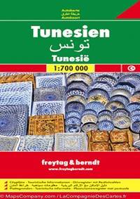 Automapa Tunisko 1:700 000