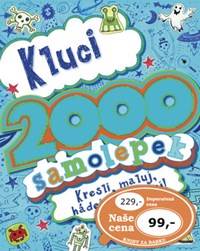 Kluci 2000 samolepek