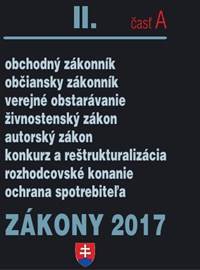 Zákony 2017/II časť A