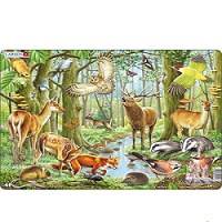 Puzzle Larsen Zvieratá stredoeurópskych lesov