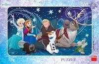 Puzzle Frozen Sněhové vločky