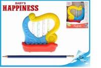 Harfička 11cm na baterie s melodiemi a světlem