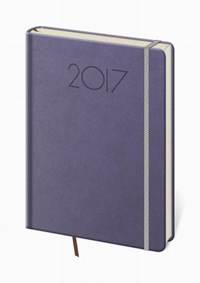 New Praga - diár 2017 denný A5 - fialový