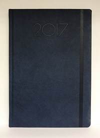 New Praga - diár 2017 týždenný A5 - modrý