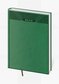 Diár 2017 týždenný B5 Print - zelený