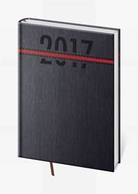 Strips - diár 2017 týždenný A5 - červený
