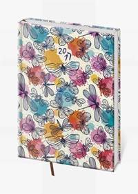 Diár 2017 denný A5 Vario - butterfly