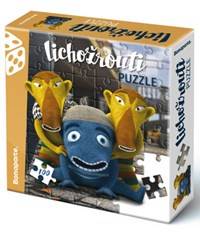 Puzzle v krabici 100 Lichožrouti Hihlík a kamarádi