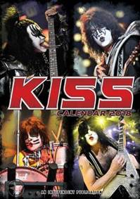 Kiss - nástěnný kalendář 2018