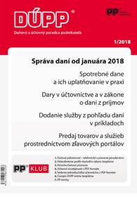 DUPP 1/2018 Správa daní od januára 2018