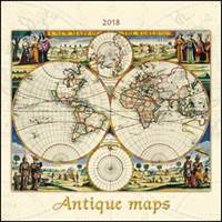 Antique maps 2018 - nástěnný kalendář