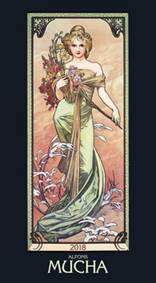 Alfons Mucha 2018 - nástěnný kalendář