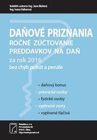 Daňové priznania za rok 2016