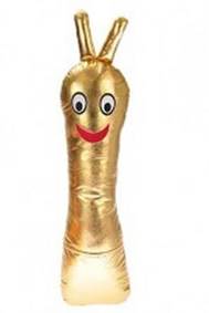 Bludišťák plyšový 50cm zlatý