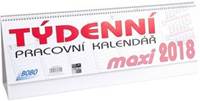 Týdenní pracovní kalendář maxi 2018