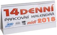 14denní pracovní kalendář midi 2018