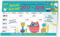 Školní plánovací s háčkem - nástěnný kalendář 2018