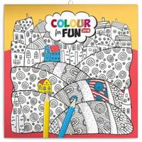 Colour for Fun - nástěnný kalendář 2018