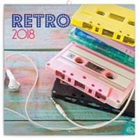 Retro - nástěnný kalendář 2018