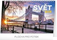Svět - stolní kalendář 2018