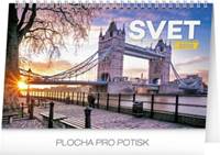 Svet - stolový kalendár 2018